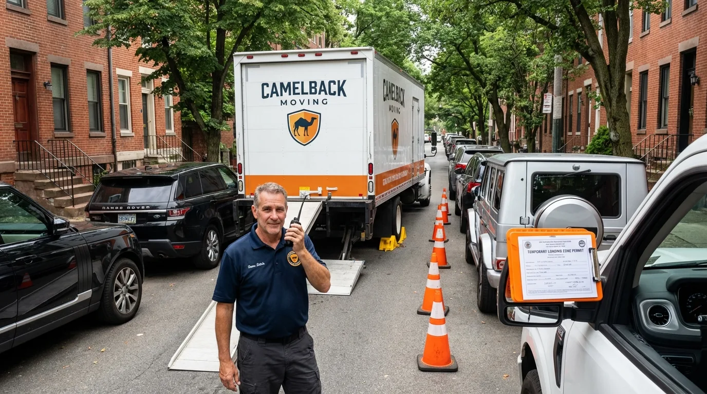 City street loading permit setup in Hollidaysburg, PA